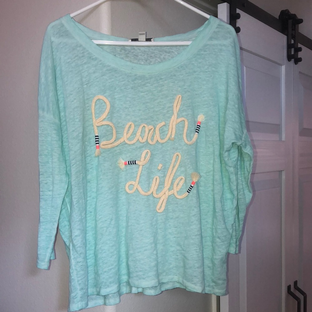 White Warren cover up beach shirt
